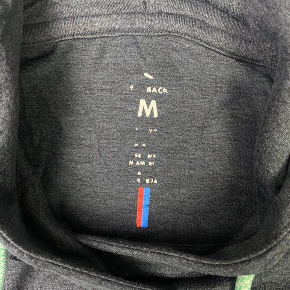 Rhoback Hesi Performance Hoodie Men's Medium Gray Long Sleeve Pullover Stretch - Picture 5 of 8